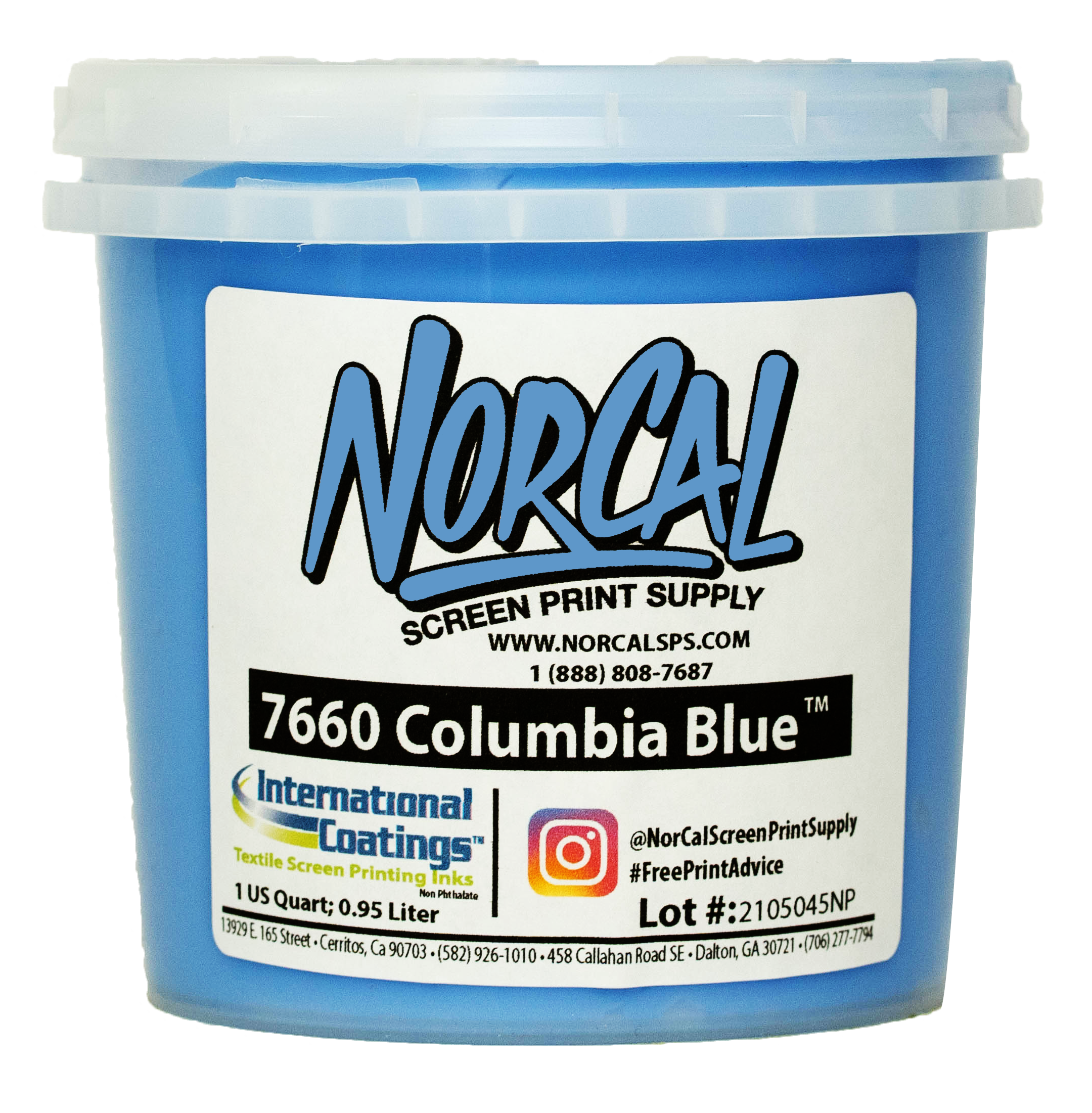 7660 Columbia Blue Plastisol | Screen Printing Supplies | NorCal SPS 7660 Columbia Blue Plastisol | Screen Printing Supplies | NorCal SPS