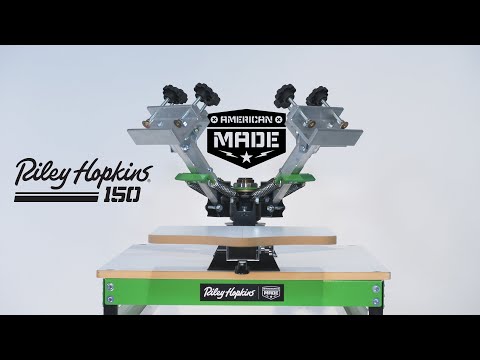 RILEY HOPKINS 150 1 COLOR 1 STATION SCREEN PRINTING PRESS