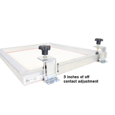 Adjustable Off-Contact Screen Printing Hinge Clamps