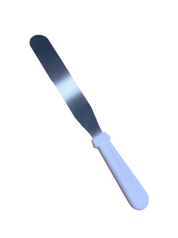 Rigid Ink Spatula with Plastic Handle - 8"