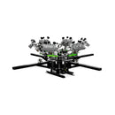 Riley Hopkins 250+ 6 Color 4 Station Screen Printing Press with XYZ Micro Registration
