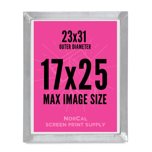USA 6pcs 23 x 31 Silk Screen Printing Screens Frame 305 Mesh 1x 1.5  Tube