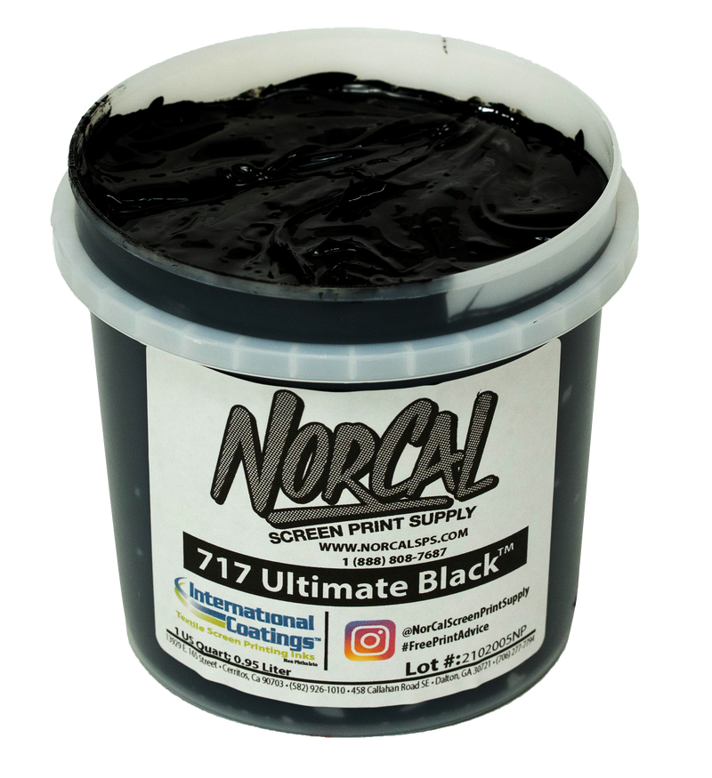 717 Ultimate Black | Screen Printing Supplies | NorCal SPS 717 Ultimate Black | Screen Printing Supplies | NorCal SPS