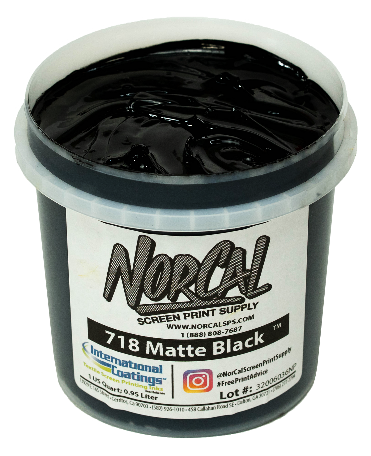 718 Matte Black | Screen Printing Supplies | NorCal SPS