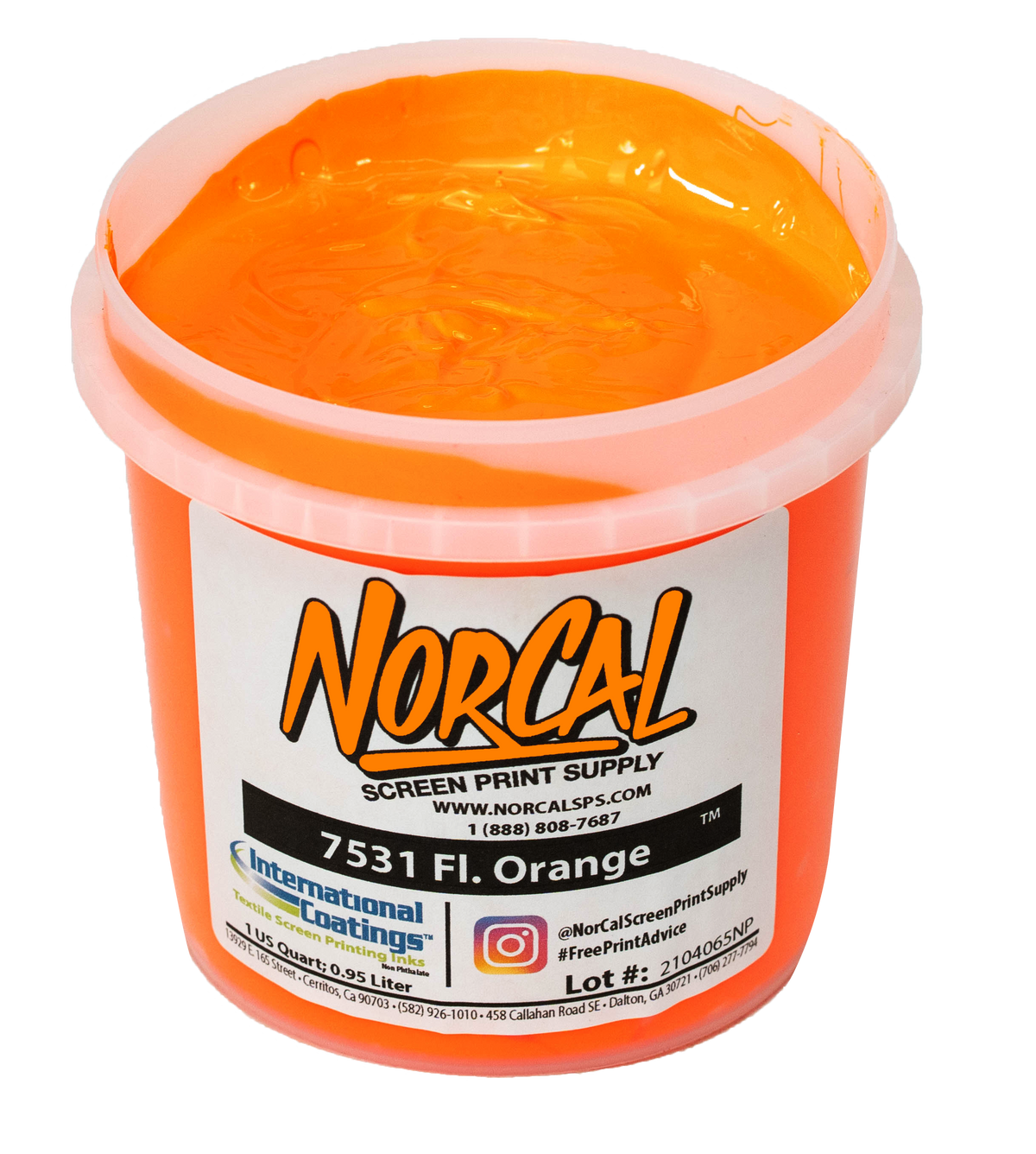 7531 Fluorescent Orange | Screen Printing Supplies | NorCal SPS