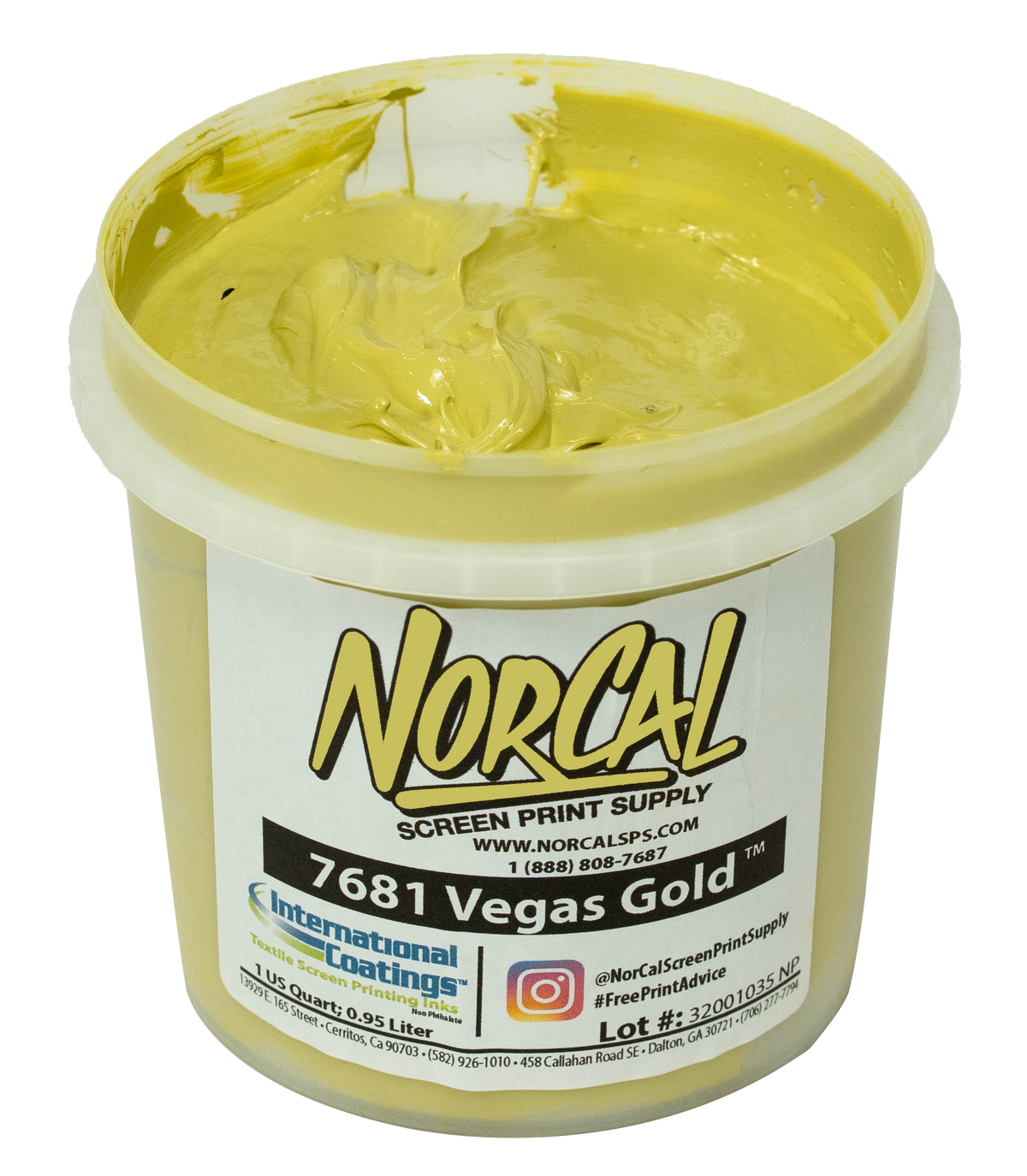 7681 Vegas Gold Plastisol | Screen Printing Supplies | NorCal SPS