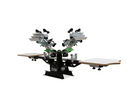 RILEY HOPKINS 250 4 COLOR 2 STATION SCREEN PRINTING PRESS WITH XY MICRO REGISTRATION