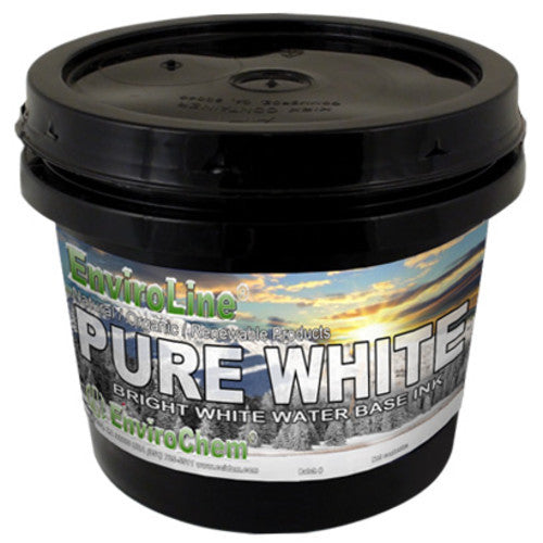 PURE WHITE BRIGHT WHITE WATER BASE INK