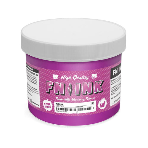 Pink (8oz.) - Plastisol Ink for Screen Printing Fabric - Low Temperature  Curing Plastisol by Screen Print Direct - Fast Cure Ink for Silk Screens  and