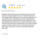 Pre Burned Screen 20X24